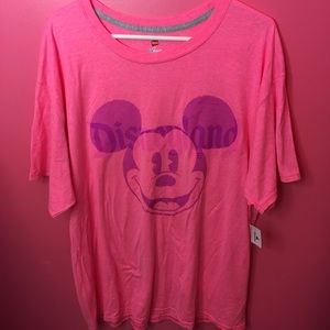 2XL Pink Disneyland Shirt Top Disney Parks New